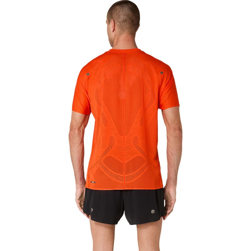 Polo ASICS Metarun Cherry Tomato Hombre - 2