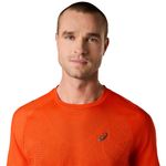 Polo ASICS Metarun Cherry Tomato Hombre - 3