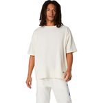 Polo ASICS Heritage Heavy Cotton Run City Tee Cream/Berlin Unisex - 0