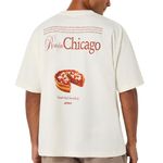 Polo ASICS Heritage Heavy Cotton Run City Tee Cream/Chicago Unisex - 3