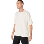 Polo ASICS Heritage Heavy Cotton Run City Tee Cream/Sydney Unisex - 4