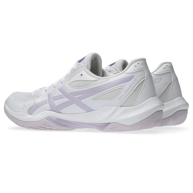 Zapatillas ASICS GEL-Rocket 12 White/Dahlia Mujer - 4