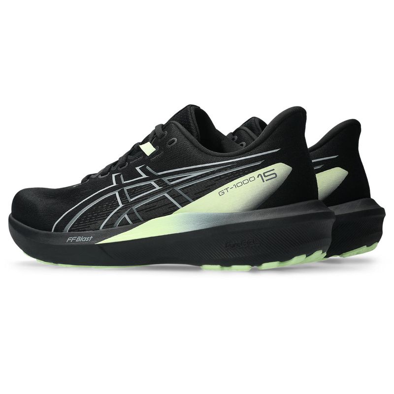 Zapatillas ASICS GT-1000 15 Black/Illuminate Yellow Hombre - 4