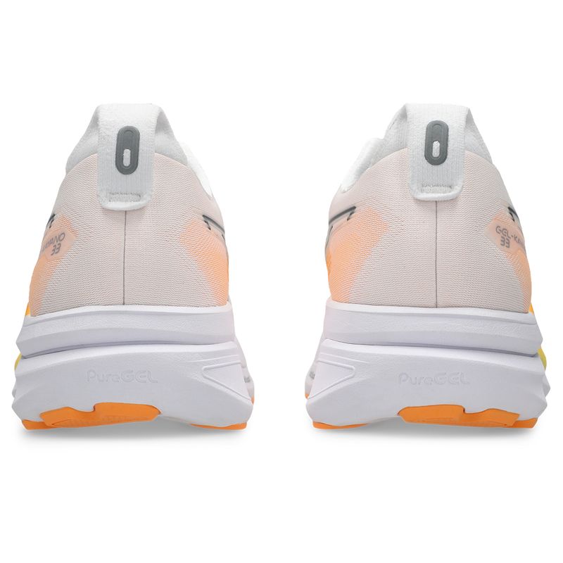 Zapatillas ASICS GEL-Kayano 33 White/Stadium Orange Hombre - 6