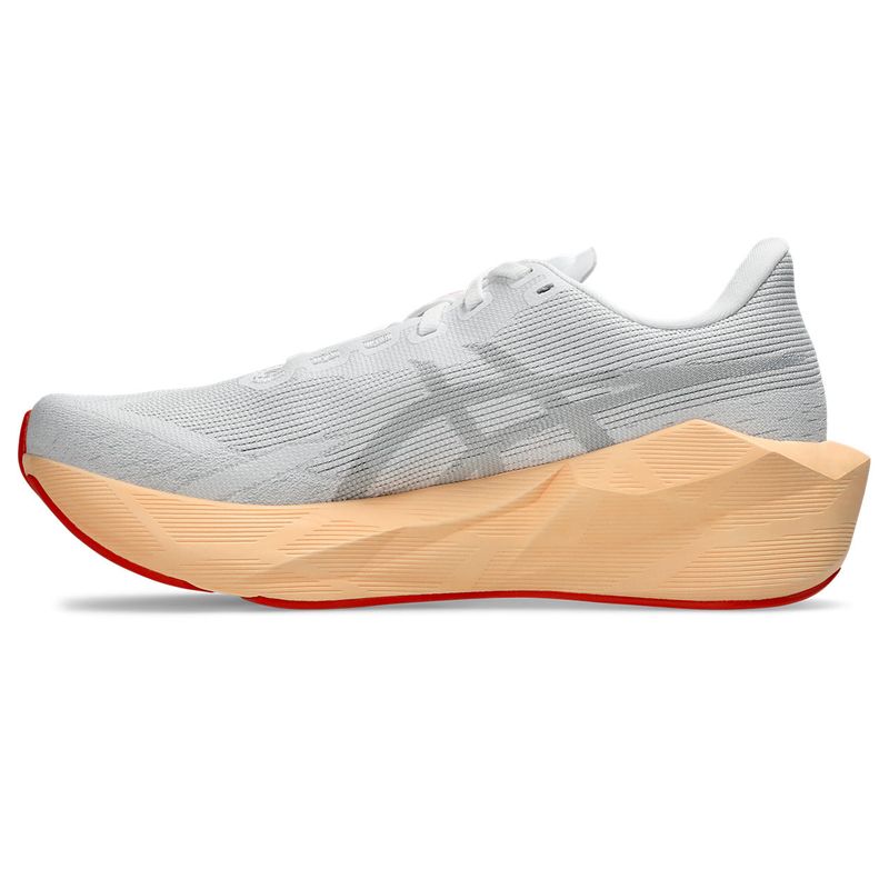 Zapatillas ASICS Novablast 6 White/Vivid Coral Mujer - 1
