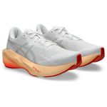 Zapatillas ASICS Novablast 6 White/Vivid Coral Mujer - 2