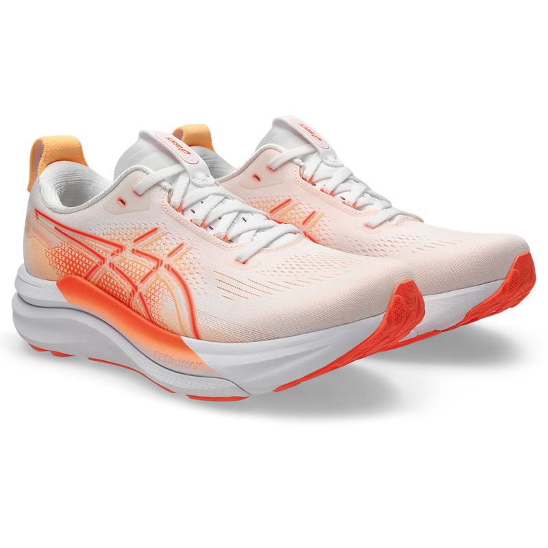 Zapatillas ASICS GEL-Kayano 33 White/Vivid Coral Mujer - 2