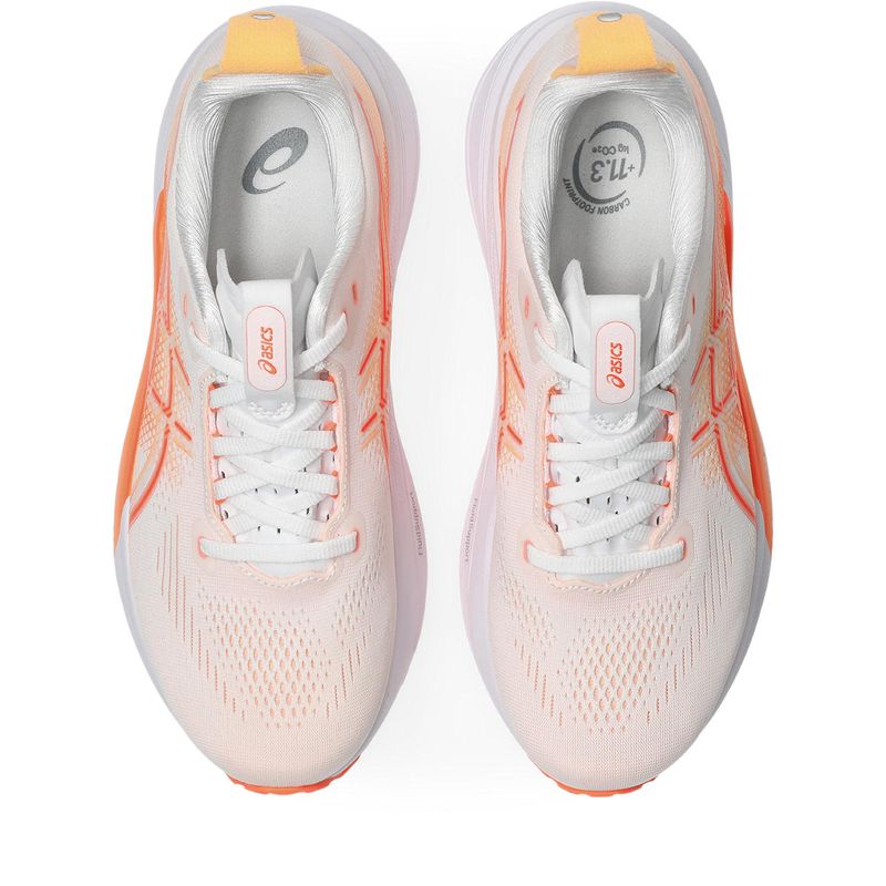 Zapatillas ASICS GEL-Kayano 33 White/Vivid Coral Mujer - 3
