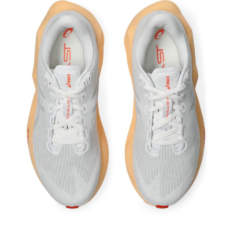 Zapatillas ASICS Novablast 6 White/Vivid Coral Mujer - 3
