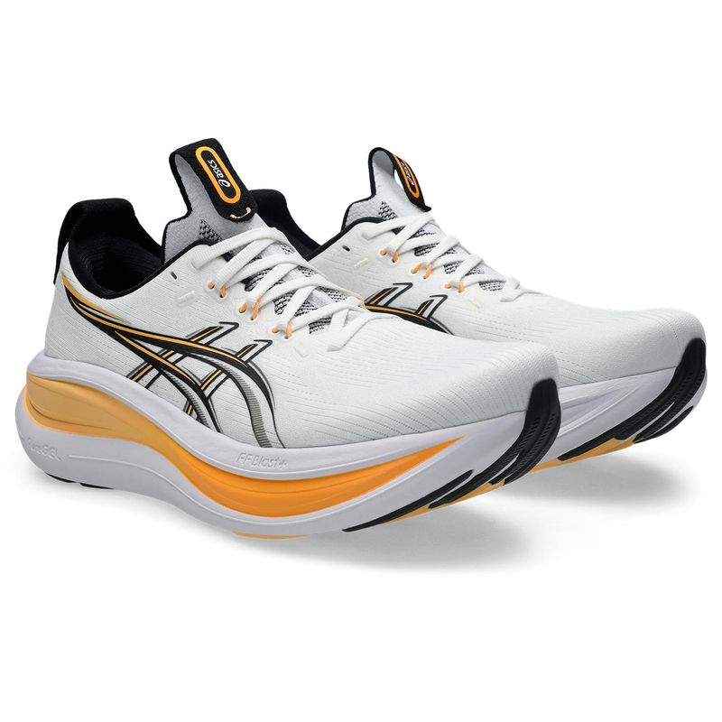 Zapatillas ASICS GEL-Nimbus 28 White/Stadium Orange Hombre - 2