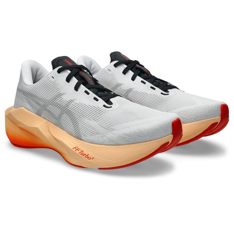 Zapatillas ASICS Novablast 6 White/Orange Glow Hombre - 2