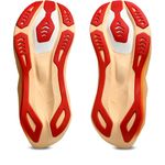 Zapatillas ASICS Novablast 6 White/Orange Glow Hombre - 5