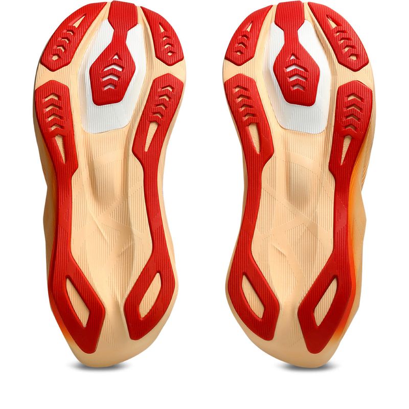 Zapatillas ASICS Novablast 6 White/Orange Glow Hombre - 5