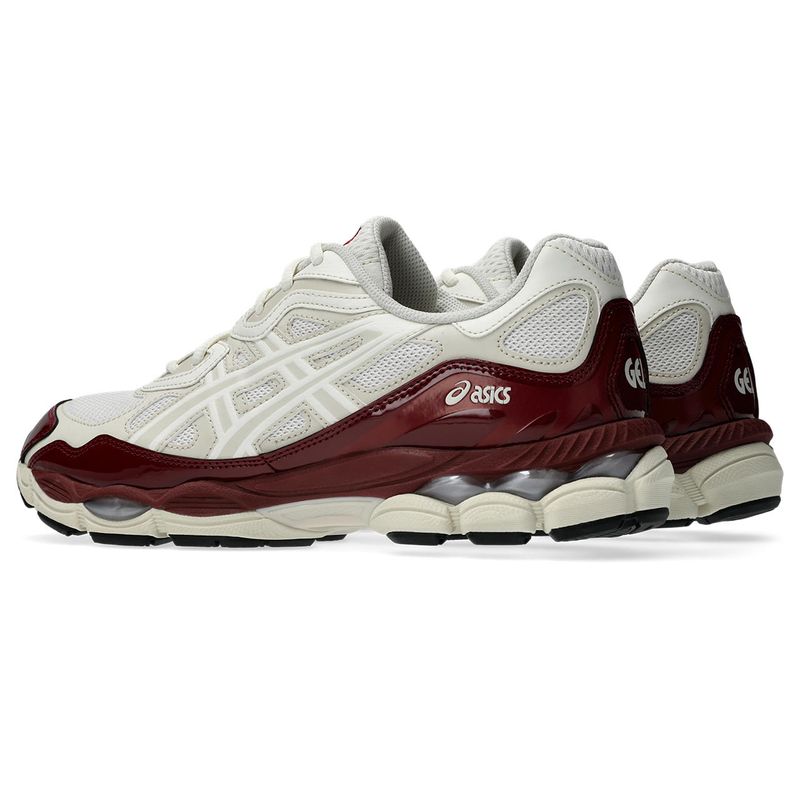 Zapatillas ASICS GEL-Nyc Cream/Antique Red Unisex - 4