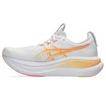 Zapatillas ASICS GEL-Nimbus 28 White/Sun Coral Mujer - 1