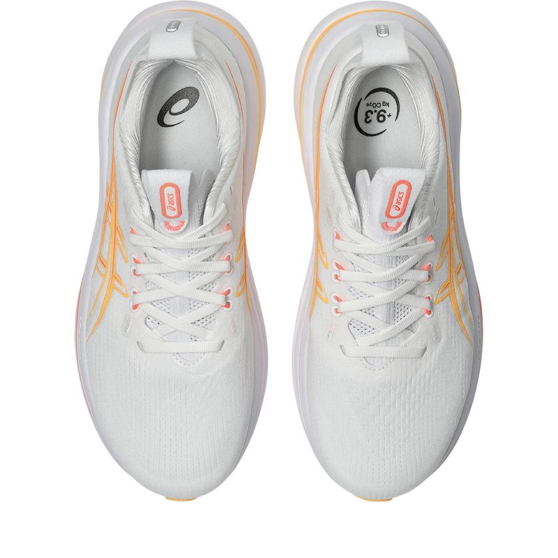 Zapatillas ASICS GEL-Nimbus 28 White/Sun Coral Mujer - 3