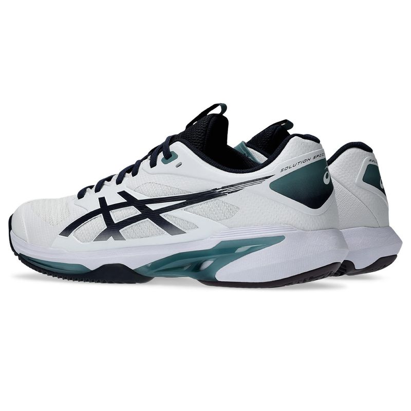 Zapatillas ASICS Solution Speed Ff 4 Clay White/Midnight Hombre - 4