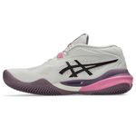 Zapatillas ASICS GEL-Resolution X Clay Soft Oat/Dark Aubergine Mujer - 1