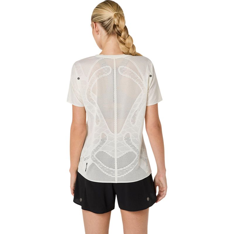 Polo ASICS Metarun Cream Mujer - 2