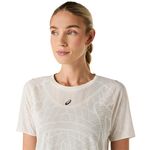 Polo ASICS Metarun Cream Mujer - 3