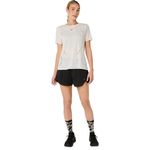 Polo ASICS Metarun Cream Mujer - 5