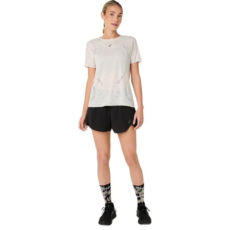 Polo ASICS Metarun Cream Mujer - 5