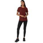 Polo ASICS Metarun Singed Red Mujer - 5