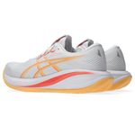 Zapatillas ASICS GEL-Cumulus 28 White/Orange Glow Mujer - 4