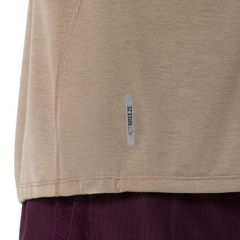 Polo ASICS Nagino Greige Mujer - 5