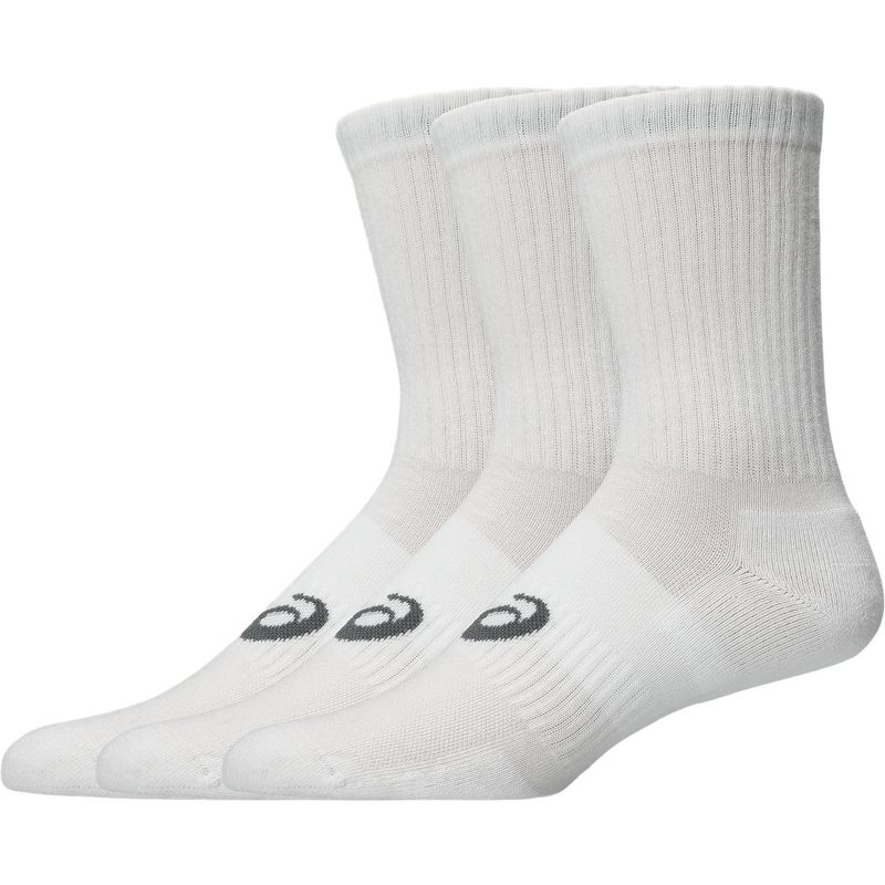 Medias ASICS 3 Pack Crew Sock Brilliant White Unisex - 1